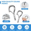 Pack of 12 Screw Hooks Thread M4 & M5 Hook