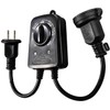 Power Strip, Timer Outlet, Timer with Light Sensor, Waterproof, Rainproof,