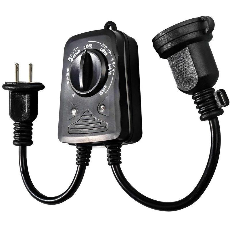 Power Strip, Timer Outlet, Timer with Light Sensor, Waterproof, Rainproof,