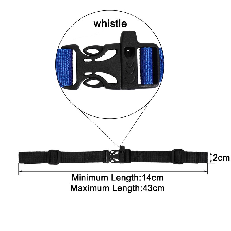 FLYAMAPIRIT Adjustable Chest Strap for Backpack, 2 Pack Backpack Straps