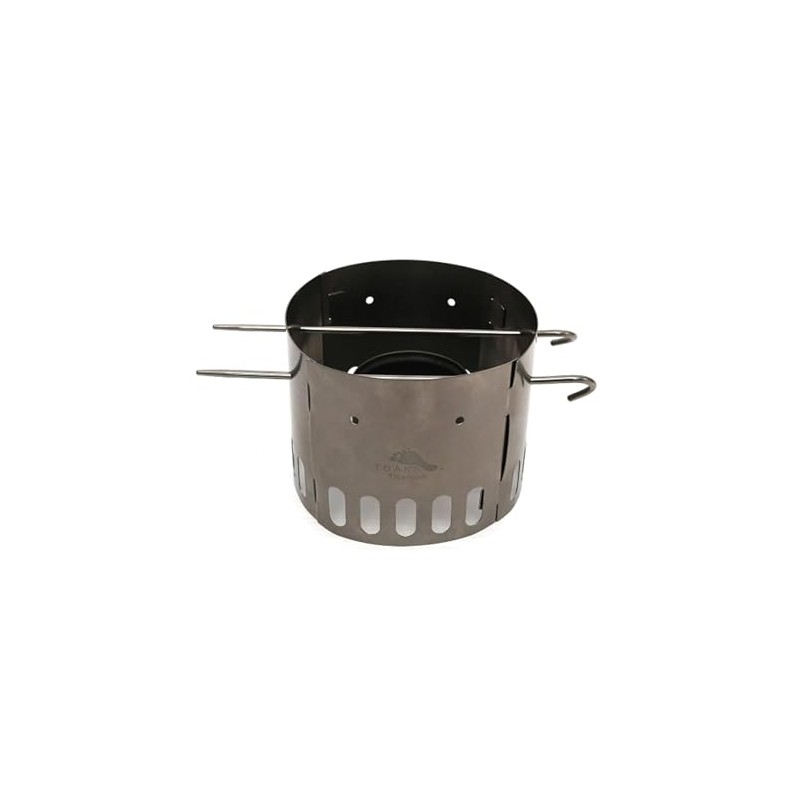 TOAKS Titanium Windscreen Stand 4PCS with TOAKS Titanium Tent Stakes