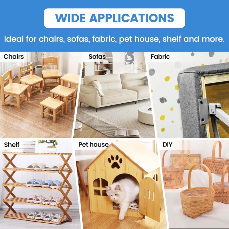 Meite 22GA 3/8" Crown Pneumatic Upholstery Stapler MT7116S With Safety