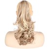 BOBIYA 13 Inches Claw Clip in Loose Curly Synthetic Wrap