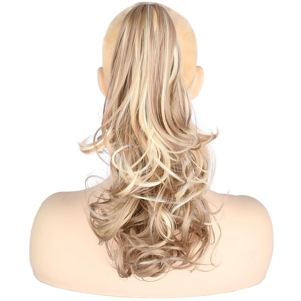 BOBIYA 13 Inches Claw Clip in Loose Curly Synthetic Wrap