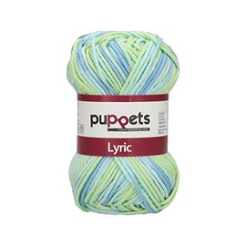 Puppets Lyric Multicolor 4582008-00201 Crochet Yarn 70 m Thickness 8 Presentation 50 g Yarn Fresh