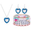 Sabrina Necklace Bracelet and Earring Sets for Women 𝐒𝐡𝐨𝐫𝐭 𝐧'