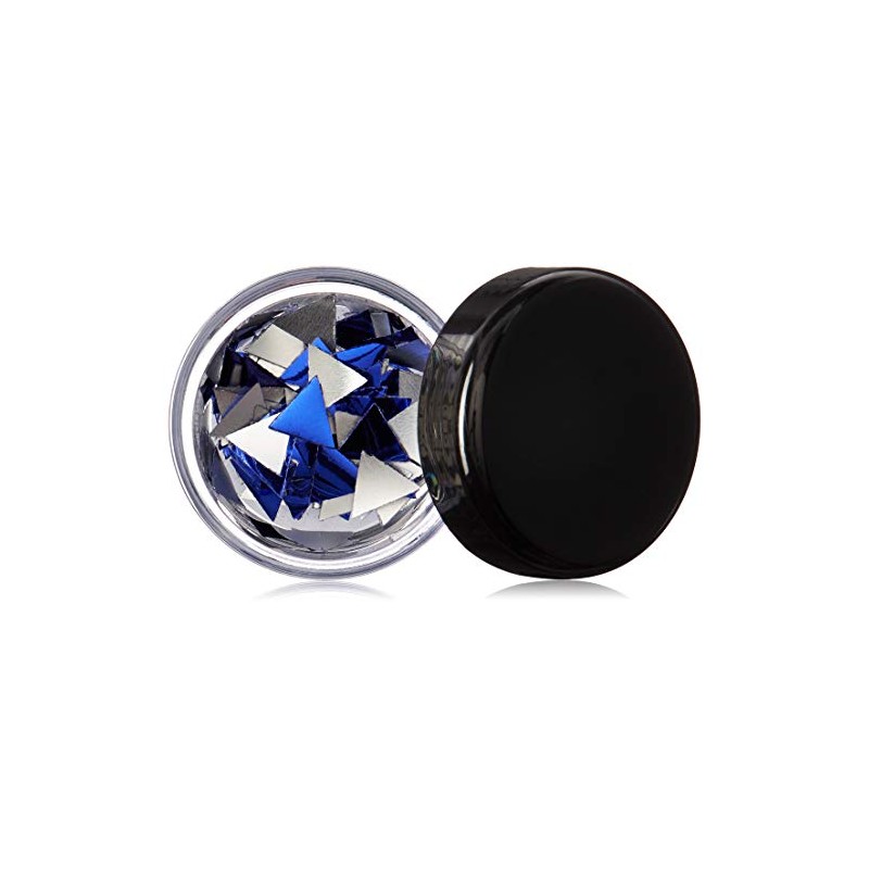 Decore Moi Triangles Body Glitter, Peacock Blue, 11 Gram