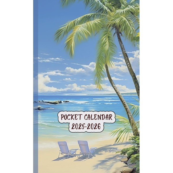 Pocket Calendar 2025-2026 for Purse: Small Size Monthly Planner. 24