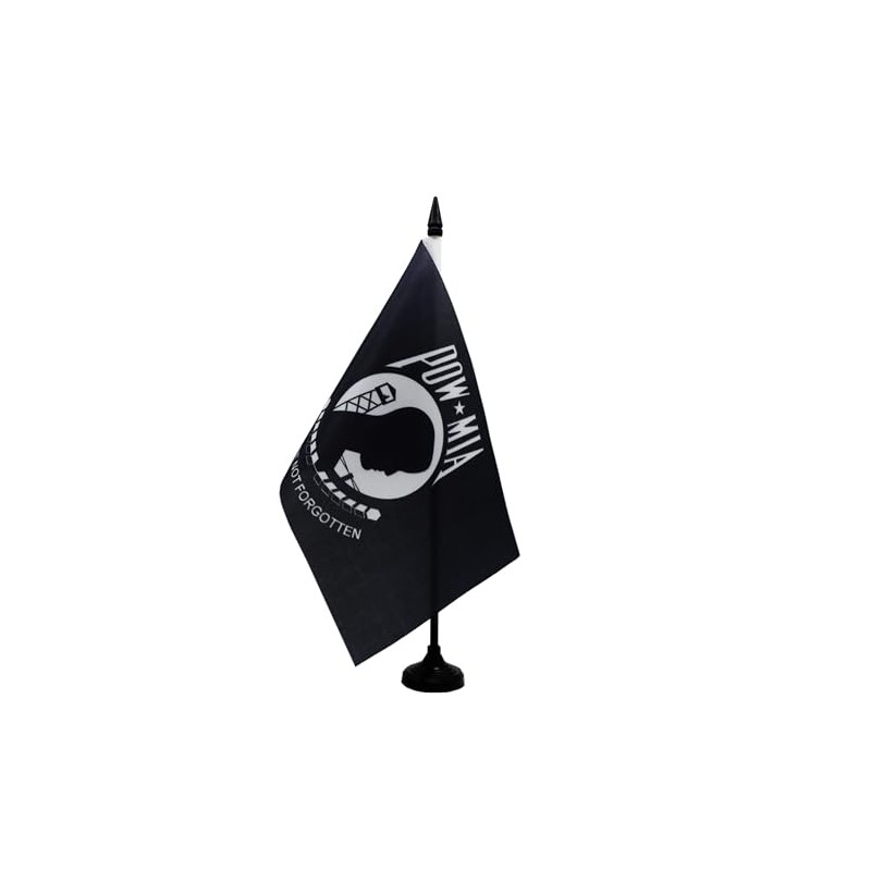 AZ FLAG - Pow-Mia Remember Table Flag 8.25 x 5.5
