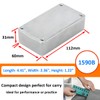 3Pcs 1590B Guitar Effect Pedal Case Diecast Metal Aluminum Stomp