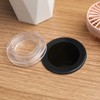 AIEX 2pcs Patio Table Umbrella Hole Ring and Cap Set,Black