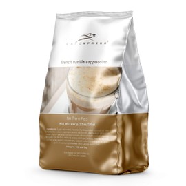 Cafexpress French Vanilla Cappuccino Bags, 2 lb bags, (Pack of 6)