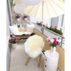 Bayern Fell Lambskin Champagne 120-130 cm Real Merino Sheepskin Cuddly