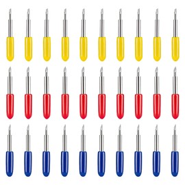 30 Pcs 30° Cutting Blades Compatible with Cricut Joy Cutting Plotter, Precision Durable Replacement Blades for Vinyl & Craft Cutting, High-Performance Blades for Cricut Machines, Colorful