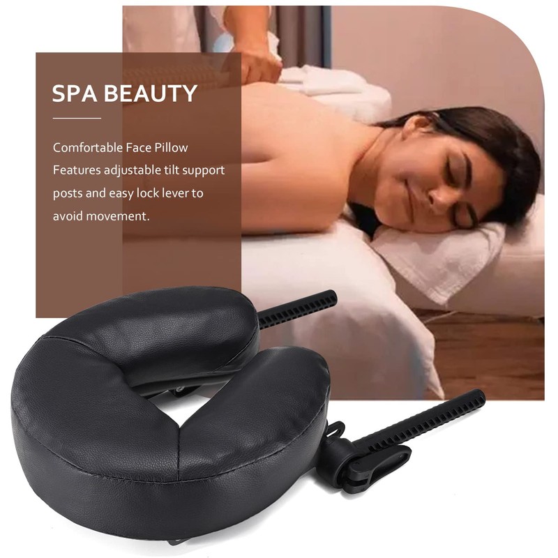 Noverlife Adjustable Massage Table Face Cradle, Massage Headrest Cradle with