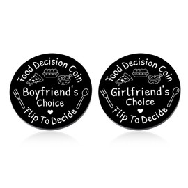 Fathers Day Gifts from Girlfriend for Boyfriend Girlfriend, Funny Food Decision Double-Sided Anniversary Birthday Gifts for Boyfriend Wedding Honeymoon Christmas Stocking Stuffers