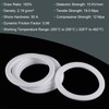 sourcing map PTFE Flat Washers 45mm OD 35mm ID 2mm