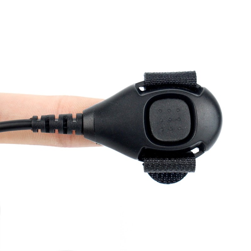 ORetevis Walkie Talkie Earphone Microphone Headset with PTT Black