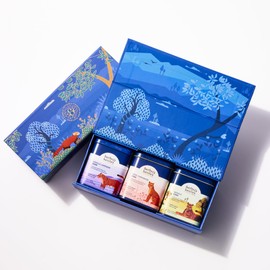 Herbs & Kettles Chai Gift Set | Masala Chai, Rose Cardamom Chai & Vanilla Lavender | Premium Loose Leaf Tea Collection | Elegant Tea Gift Box for Birthdays, Holidays & Special Occasions
