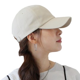 Hanahana15 Cap, Men's, Women's, Deep, Light Blocking, 100% L Size, Blocks 99% UV Rays, Cotton, Simple, Spring, Summer, Autumn, Winter, Stylish, 100% Cotton, Solid Color, Hat, M, L, Female, Sand Beige