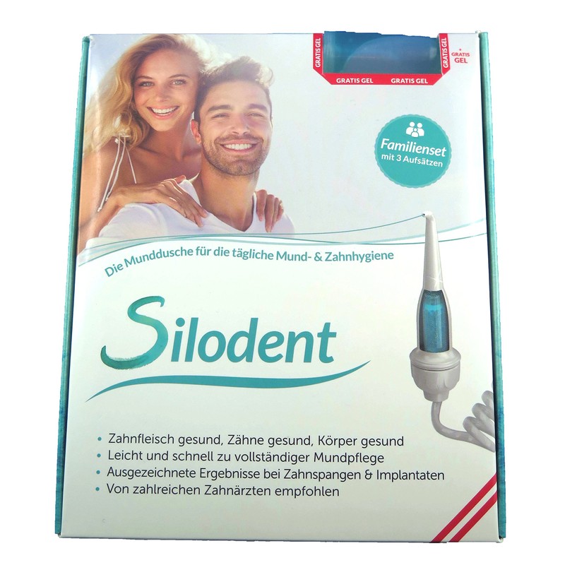 Silodent Munddusche Familienset Mit 3 Aufsatzen