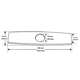 Wovier Brushed Nickel 3-to-1 Rectangle Shaped Polished,Suitable For 8 Inch Sink( total length 10.2 Inch ), Hole Cover Deck Faucet Plate Escutcheon