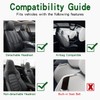 XIANGDING High Back Front Car Seat Covers Bucket Seat Covers