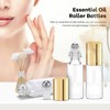 96 Pack Essential Oil Roller Bottles 5ml Clear Glass Roller