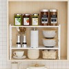 WEJIPP Cabinet Organizer Shelf Expandable Cabinet Space Rack Stackable Shelves