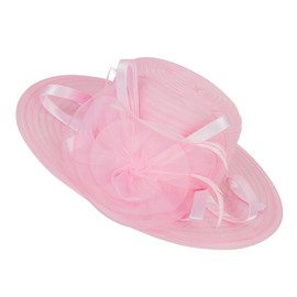 Organza-Kentucky-Hats for Women Church-Derby Hat - Flower Fascinator Bridal Tea Party Wedding Hat