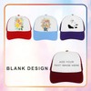 ZH 12 Pcs Sublimation Trucker Hats Blank Mesh Baseball Cap