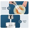 FORIOUS LED Kitchen Faucet with Pull Down Sprayer, Brushed Nickel,