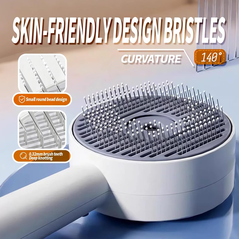 PHIXBEAR 3 in 1 Cat Steam Brush, Rechargeable Steam Brush