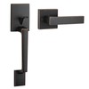 Haidms Bronze Front Door Handle, Entry Door Handle and Reversible