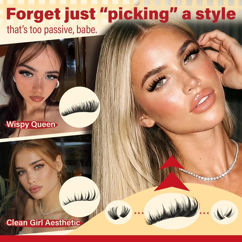 Lash Clusters Wispy & Manga Eyelash Clusters 8-18MM DIY Volume