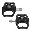 Dual Function Bicycle Pedal Flat Clipless Cleats 3 Sealed Bearings