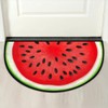 Peaom Fruit Watermelon Half Round Door Mat Indoor Entrance Low