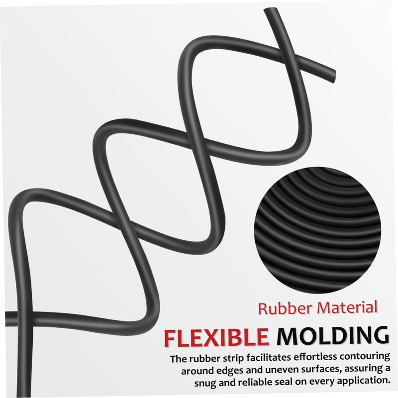 Hohopeti Caulk Saver Rubber Sealing Strip Flexible Door Window Sealing