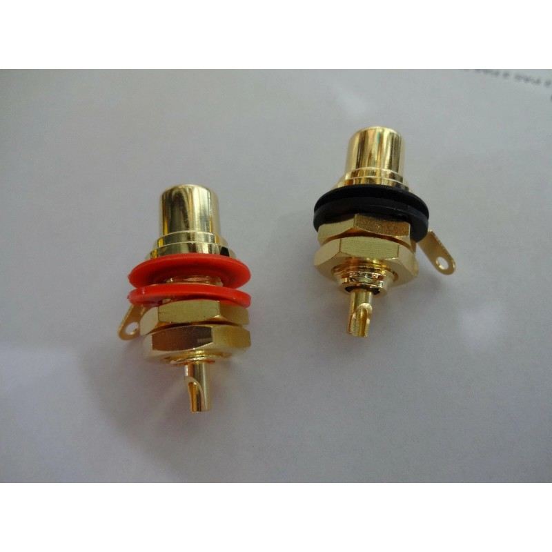 RCA GOLD PLATED RCA JACK SET FITS HAFLER PHASE LINEAR