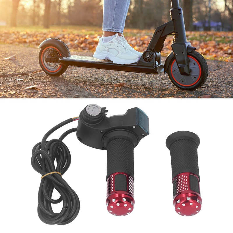 1Pair 10 Inch Electric Scooter Throttle Grip Handlebar Twist Throttle