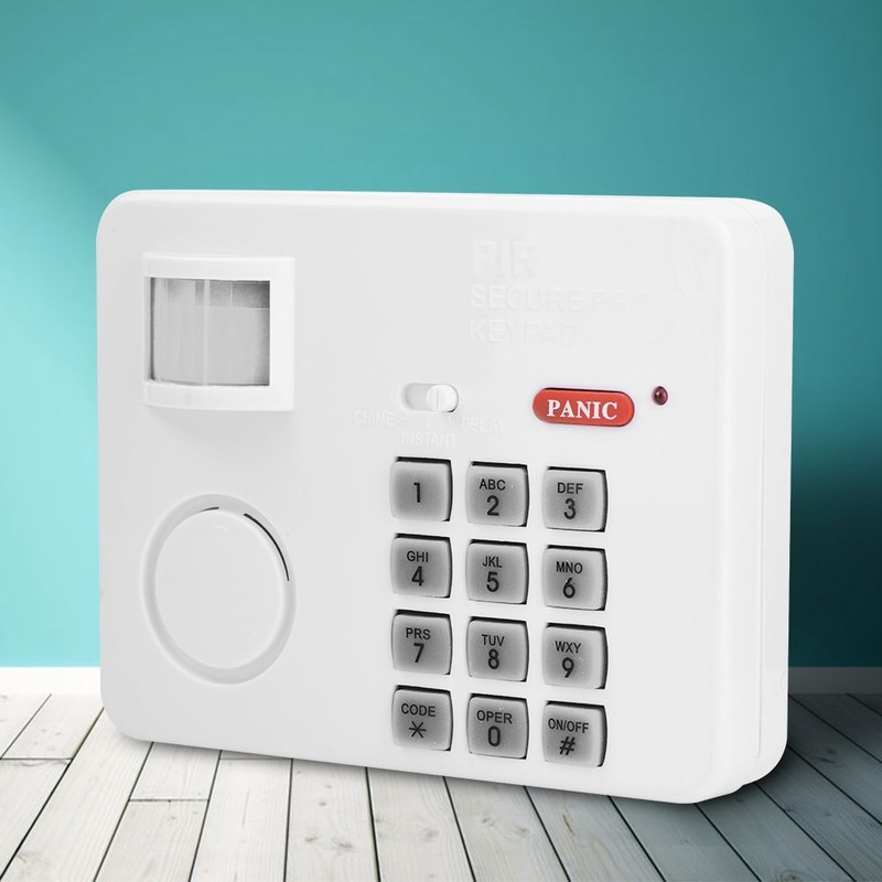 Wireless Security Keypad Alarm System, PIR Motion Sensor Alarm Password