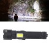 LED Flashlight USB Charging High Light IPX4 Waterproof Zoomable Handheld