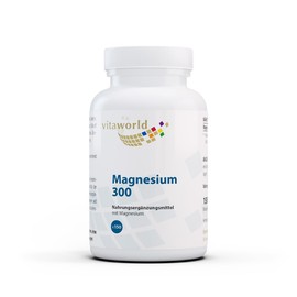 vitaworld Magnesium Magnetop 300 mg, 300 mg Pure Magnesium per Tablet, Vegan, 150 Tablets