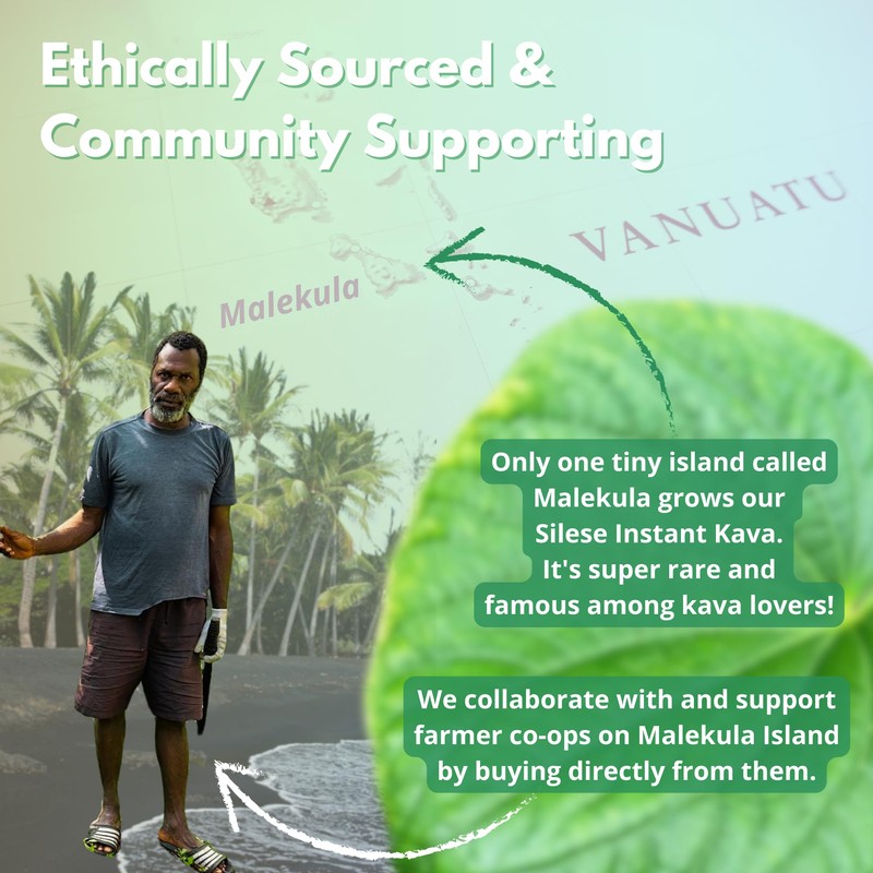 Instant Kava Tea Powder Silese - The Black Hand -