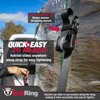 Bull Ring Sliding Ratchet Tie Down Straps – Includes (2)