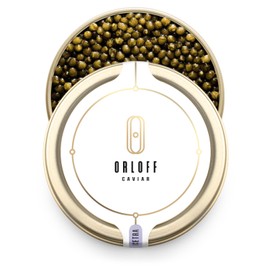ORLOFF Russian Ostera Black Caviar - 1.75 oz / 50 g – Osetra Malossol Roe - OVERNIGHT SHIPPING