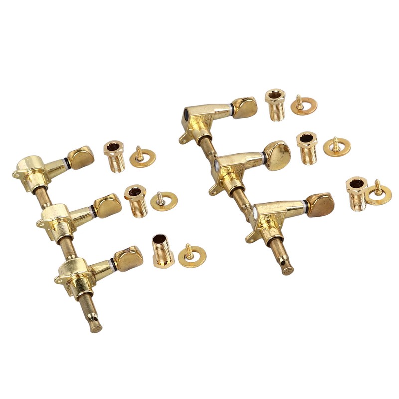 6Pcs Full Closed Guitar Tuning Key Accurate Fast Operation Stable