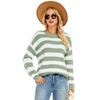 OULESIS Womens 2025 Fall Sweaters Long Sleeve Chunky Knit Pullover