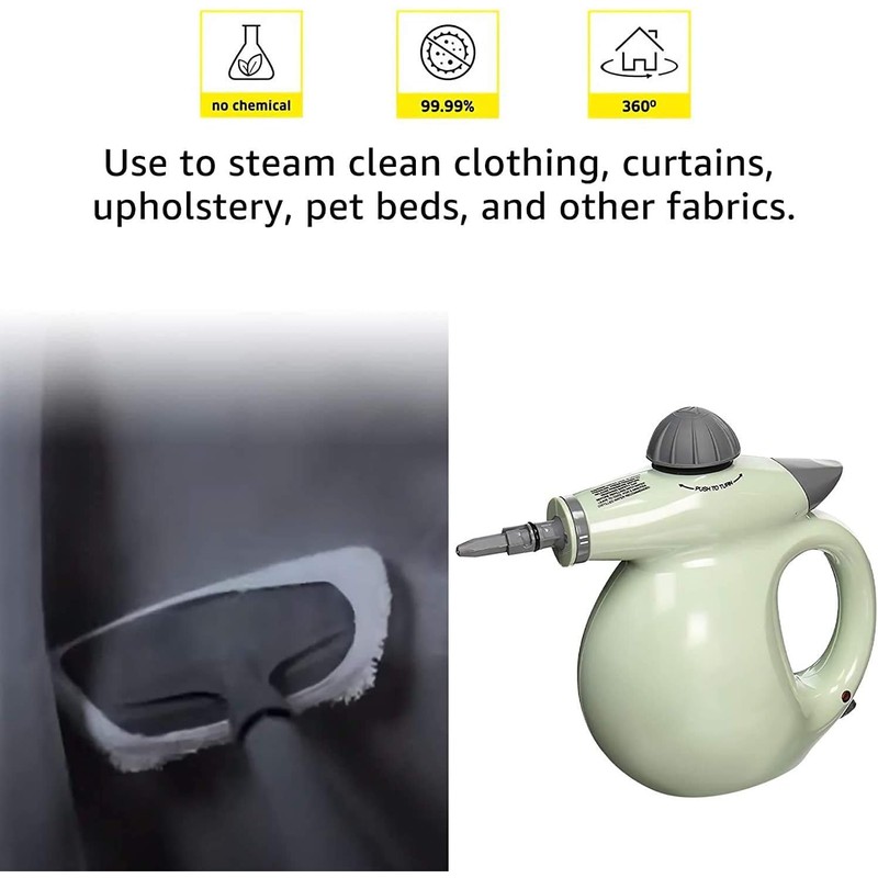KEEPOW Universal Microfiber Cloths for Handheld Steam Cleaner Attachments Compatible