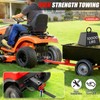 Zero Turn Lawn Mower Hitch with 2" Receiver, 6mm Thicker